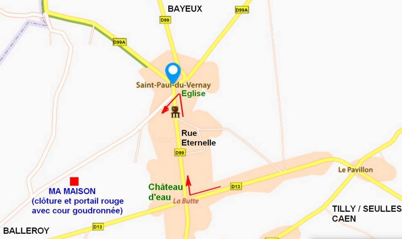 Chambres Chez L'Habitant Saint-Paul-du-Vernay Ngoại thất bức ảnh